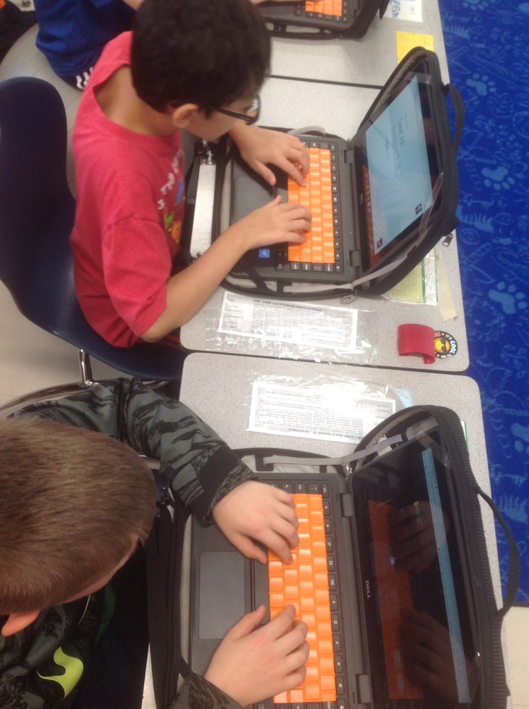 Yay for typing practice without looking at keys! #CAsmiles #EngageD64
