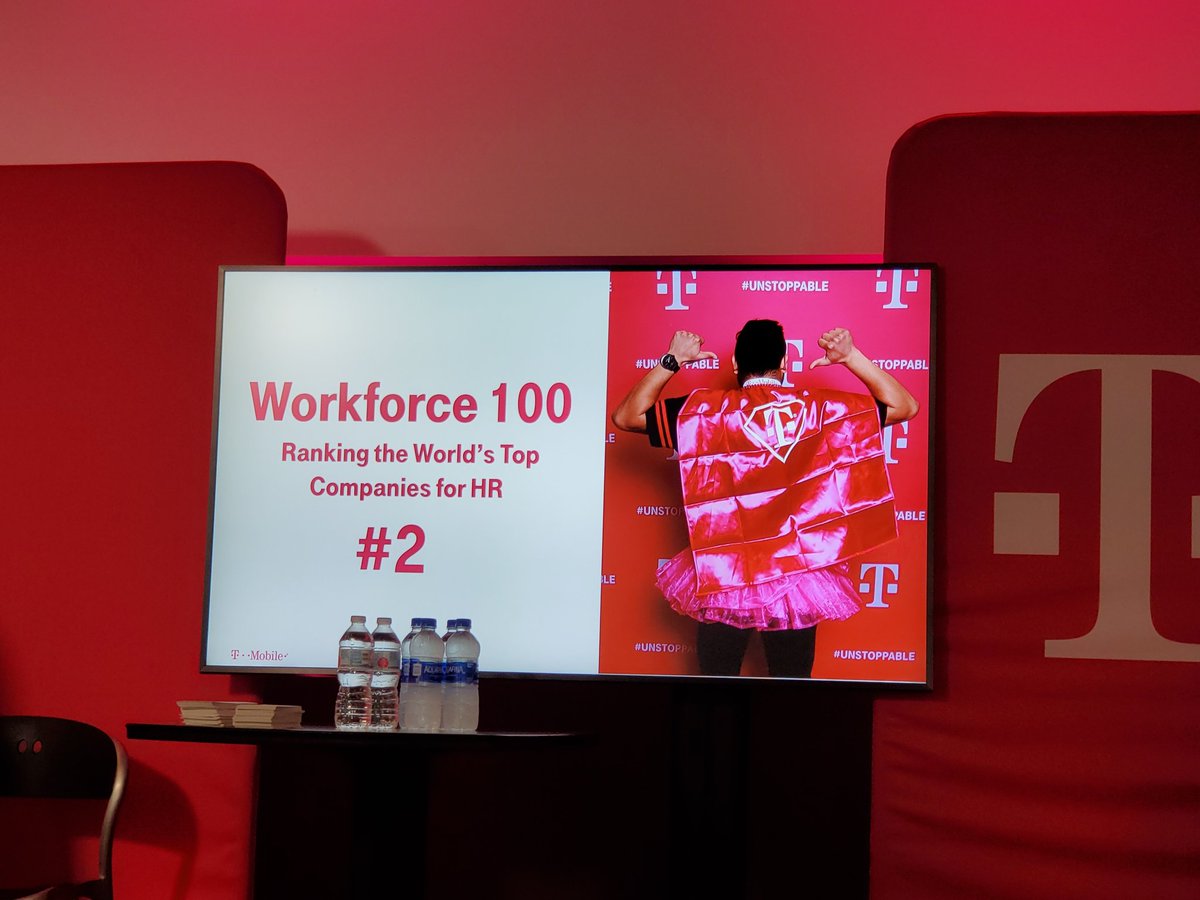 T-Mobile HR is recognized as #2 top companies for HR IN THE WORLD! #1HR