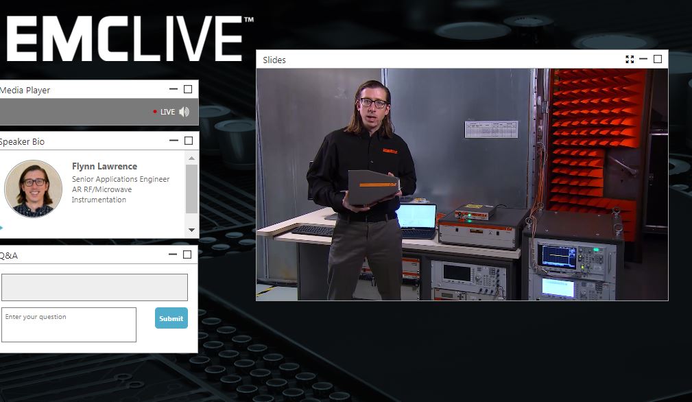 AR_rfmicrowave's tweet photo. Flynn Lawrence is Live now! #EMCLive2019 @EMC_EMI https://t.co/hBI2G7V0TA