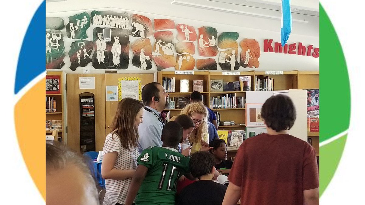 Carrie Simmons (@cmsimmon) on Twitter photo Virginia Randolph Education Center celebrates students during the VREC H21 Exhibition on May 16, 2019. Students, librarian (S. Honaker), principal (J. Casey), and teachers view exhibits on this joyous occasion. #LifeReady #Henrico21 <a href="/HCPS_Innovates/">HCPS Innovative Learning</a> Virginia Randolph Education Center celebrates students during the VREC H21 Exhibition on May 16, 2019. Students, librarian (S. Honaker), principal (J. Casey), and teachers view exhibits on this joyous occasion. #LifeReady #Henrico21 <a href="/HCPS_Innovates/">HCPS Innovative Learning</a>