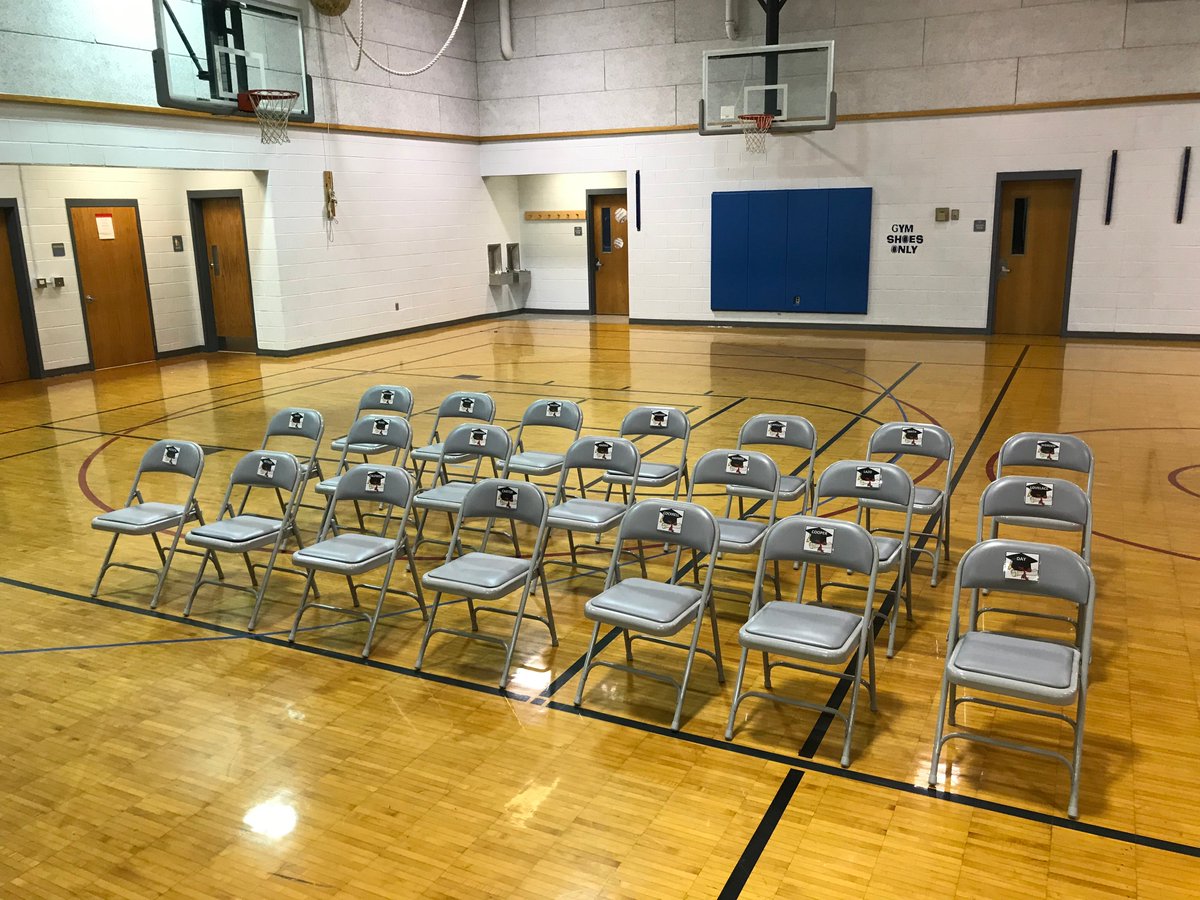 QuanderRoad's tweet photo. Graduation Rehearsal!! Today is the last day for our seniors. The next time we will see them it will be in cap and gown. #Classof2019 https://t.co/oLe8IBZrbM