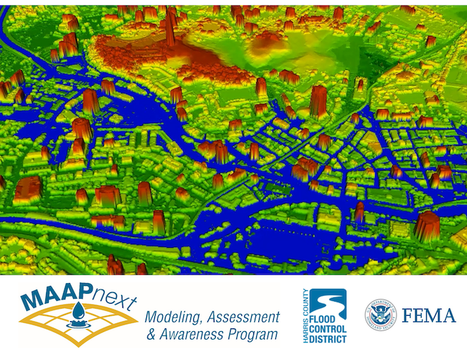 HWC_DC's tweet photo. Today at 4 PM, in Session F4 presenter 2, @ESavage214 presents on advances in flood mapping with Diane Howe of FEMA R6 &amp; Ataul Hannan of Harris County. Come learn about modeling in urban flood risk! #ASFPM2019 https://t.co/xQM7NLkdlA