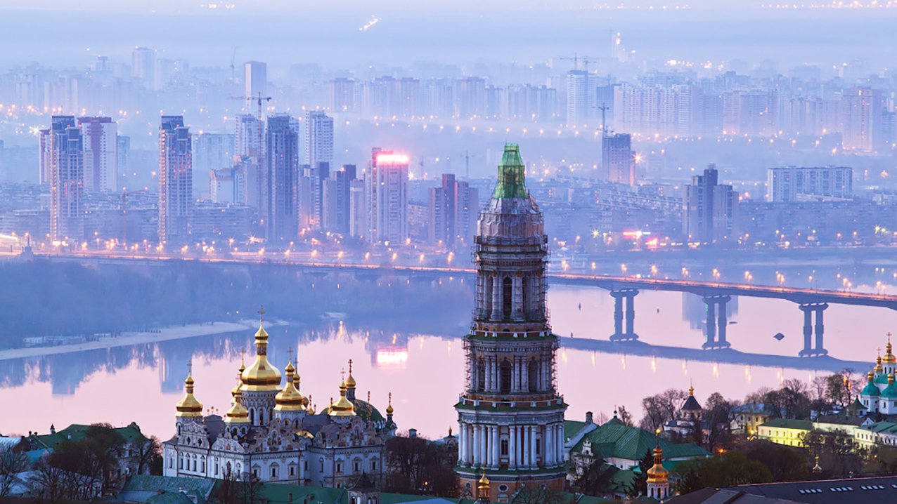 Киев Украина вид города