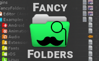 PlaceholderSoft's tweet photo. Fancy Folders is now available - Enhance the Unity file browser with icons, colours, metadata, custom text message, status icons, file type icons and more! Get it for $9.99 on the Unity asset store: https://t.co/lwV2O5FCVm https://t.co/vDwS39rOIH