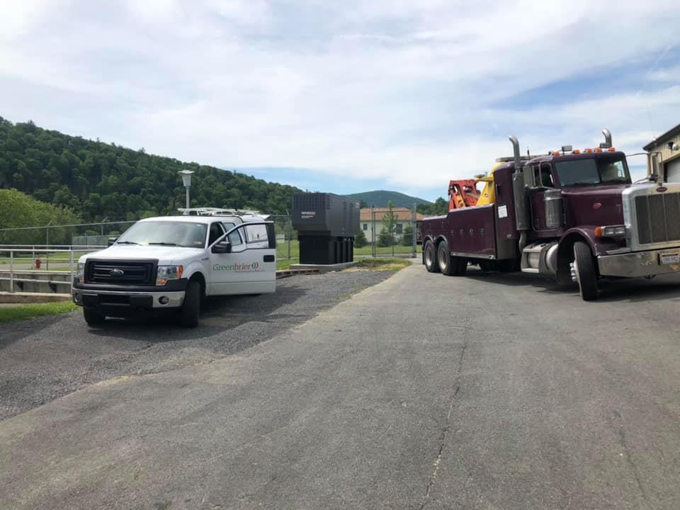 GreenbrierTech's tweet image. Great day for another generator install! Big thanks to Smith&apos;s Towing and Truck Repair for the help moving this beast! #WeKnowGenerators #PowerWhenYouNeedIT @Generac