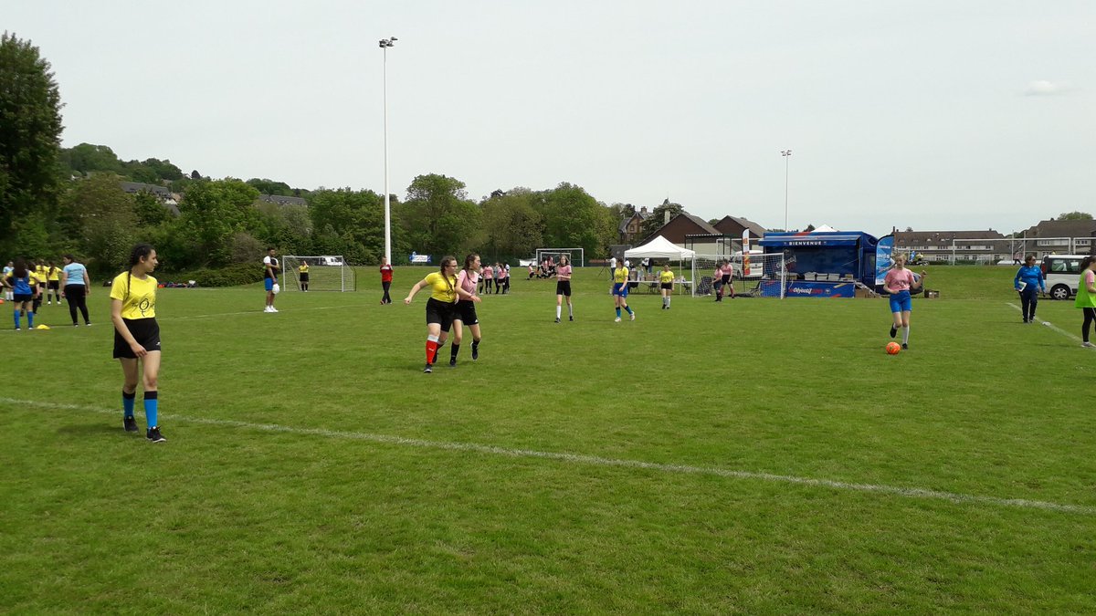 C'est encore une belle journée pour les filles de l'as vimoutiers qui ont participé à la journée promotionnelle de la coupe du monde féminine #toutesaufoot