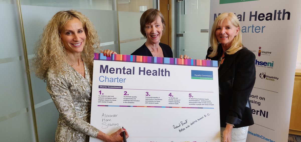 AMS (@weareams) on Twitter photo Yesterday, senior leaders from 24 companies attended the roundtable "Mental Health in the Workplace: Moving forward together" to have rich, open dialogue about changing the mental health narrative. We also proudly signed the <a href="/EqualityCommNI/">Equality Commission</a> #MentalHealthCharter at the event. Yesterday, senior leaders from 24 companies attended the roundtable "Mental Health in the Workplace: Moving forward together" to have rich, open dialogue about changing the mental health narrative. We also proudly signed the <a href="/EqualityCommNI/">Equality Commission</a> #MentalHealthCharter at the event.