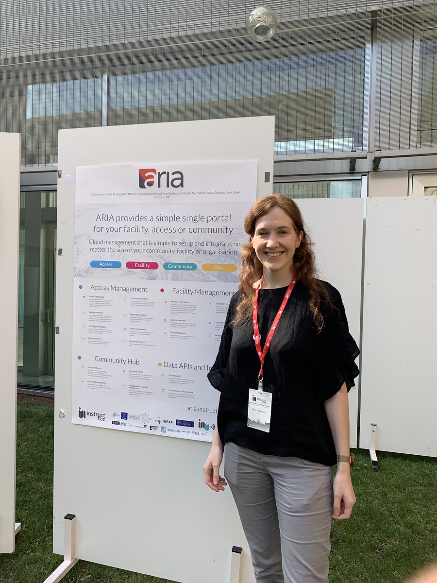 We’re presenting our ARIA poster at the #ibsbc2019 #poweredbyARIA in Alcalá today and for the rest of the week. Come ask us about ARIA and what it can do for you. @instructhub @EuOpenscreen @CORBEL_eu @RI_VIS_eu