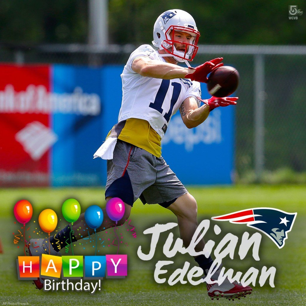 Happy 33rd Birthday to Patriots wide receiver Julian Edelman. It s been a hell 