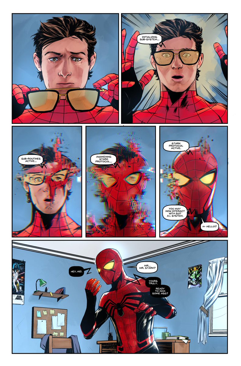 Short MCU fan comic I did with @john_grosjean yeah!