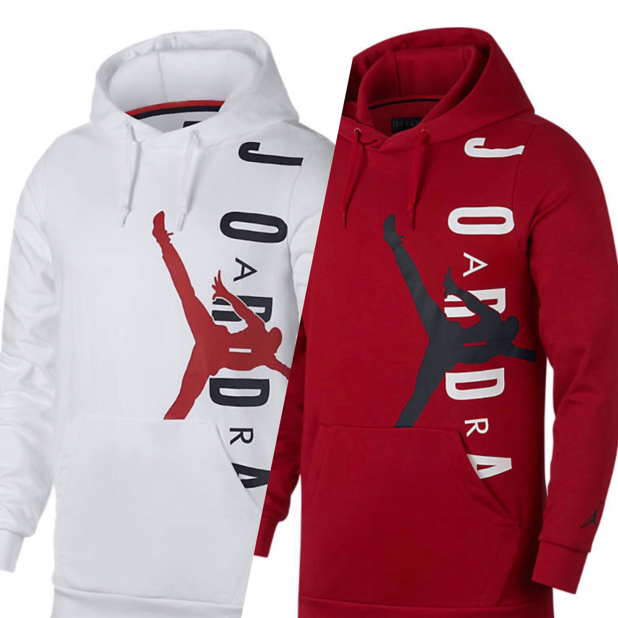 Jordan jumpman air hbr pullover hoodie red deals