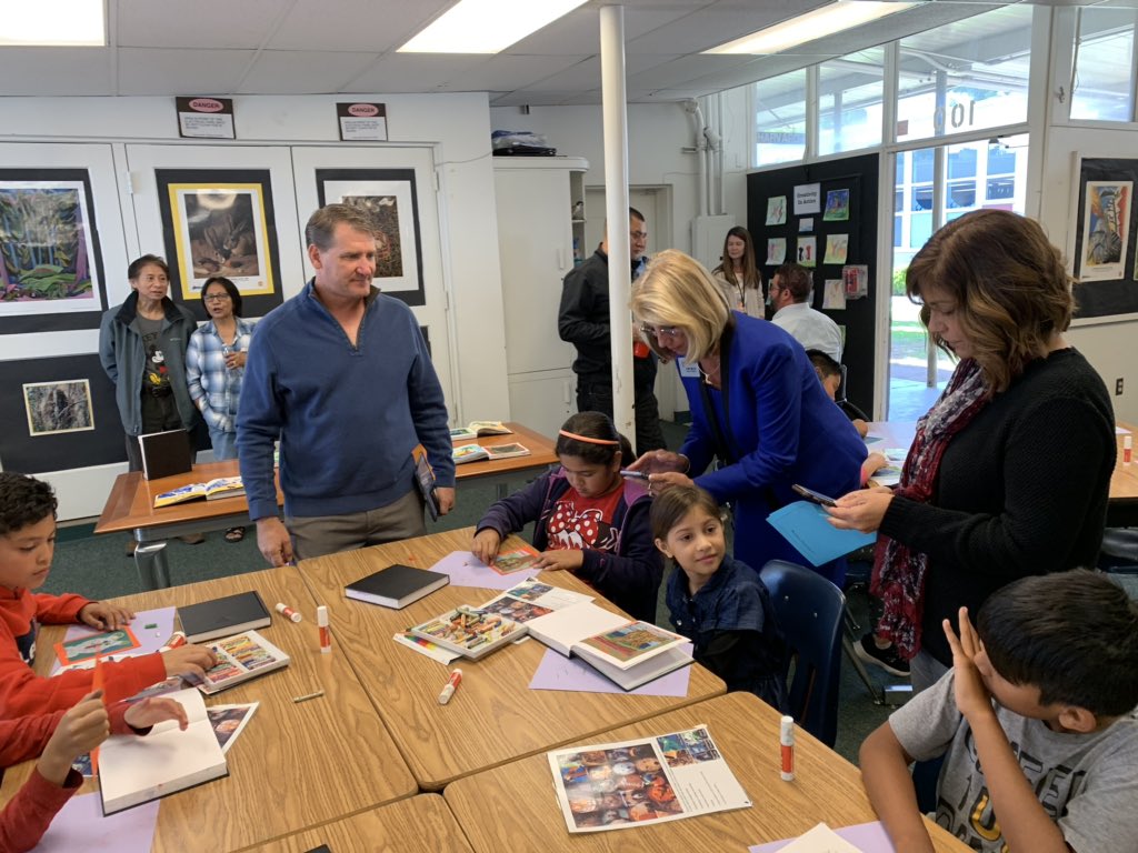 principalungaro's tweet photo. Celebrating @OTorcas’ grand opening and students’ passion projects! #fsdlearns #passionprojects #grandopening https://t.co/rgxZdYmYfH
