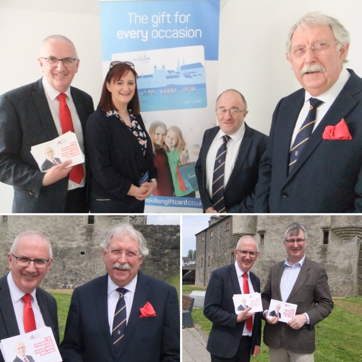 DKennedy_UUP's tweet image. Glad to join @telliott_UUP to reach out to voters in Fermanagh.

Today I was in Enniskillen before joining @FSTUUP representatives to visit Enniskillen Business Improvement District Officer Noelle McAloon.

Vote #Kennedy1 tomorrow!#VoteforStability #NoBackstop #NoSecondReferendum