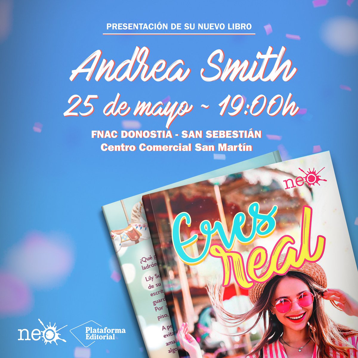 andrealetitbe's tweet photo. DONOSTIA
¿Nos vemos este sábado? 🙈
Con la presencia de @PaulaGallegoDH https://t.co/35ic4QNIMw