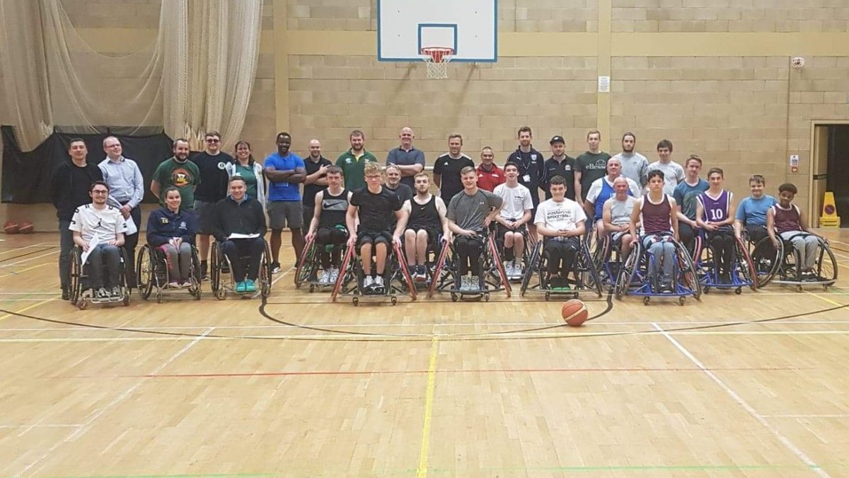 SERAWCBB's tweet photo. A great session tonight at the GB Coaching Clinic with GB Men's Head Coach Haj Bhania! @BritWheelBBall https://t.co/DcvPgG7yxE