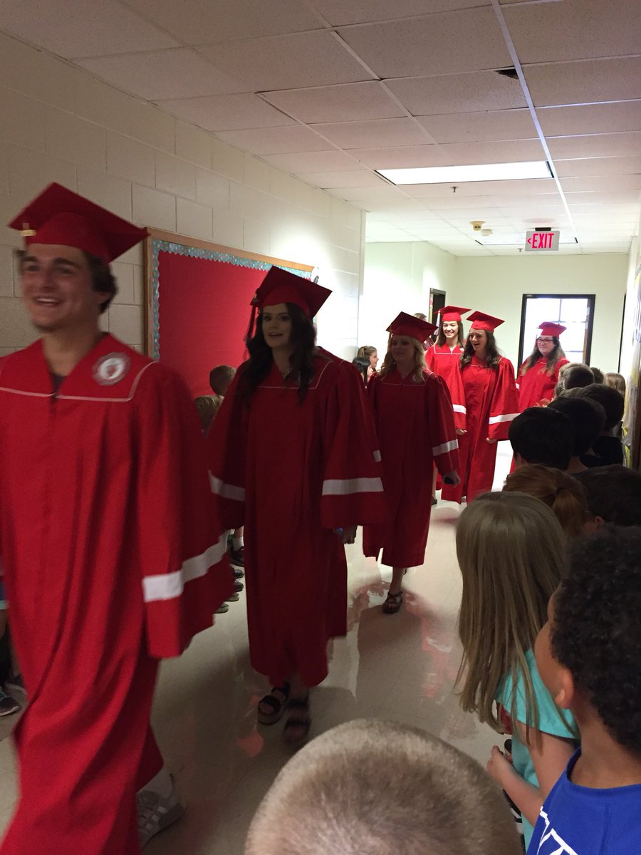Our current Cougars got a glimpse into their future today when former Cougars came to visit! #Classof2019 <a href="/claytoncougars/">Clayton Elementary</a> <a href="/CherokeeSchools/">Cherokee Co. Schools</a>
