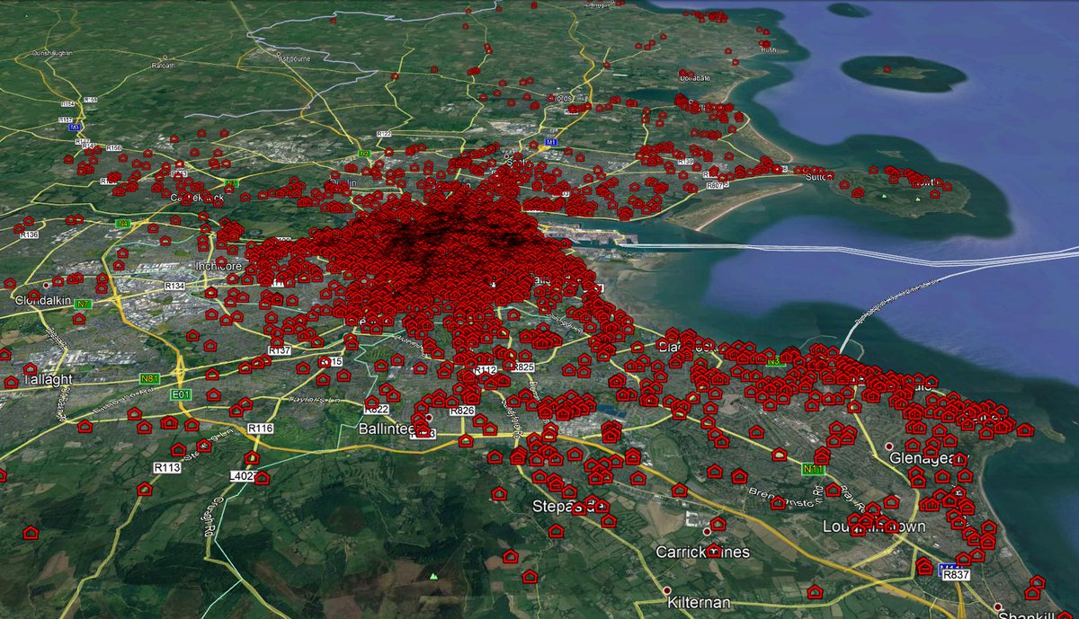 RobCross247's tweet photo. This image shows 4907 entire house/apartment on Airbnb #Dublin lettings.
Airbnb is taking housing units out of the housing stock thus reducing supply which increases rents, house prices, not to mention adversely affecting the Irish housing &amp; homeless crisis.#airbnb #HousingCrisis https://t.co/uR0DokUgx2