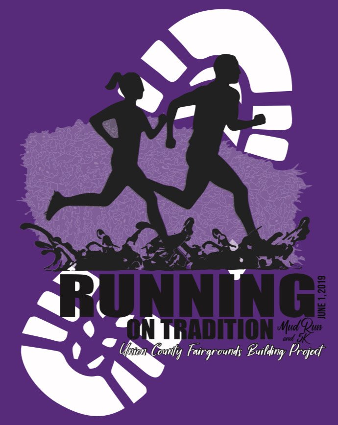 runucf5k's tweet photo. SPOILER ALERT!!!!! 
Here's the logo design for our Running on Tradition t-shirts! We're so excited, we couldn't wait to show everyone! Stay tuned for more updates on our super cool shirts &amp; other information about our run! 10 DAYS!!!! https://t.co/6z6Joe69pi