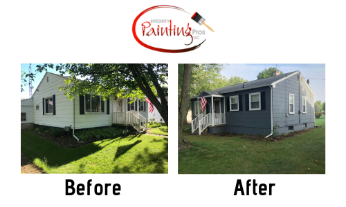 Paint_Integrity's tweet photo. "I went from white to a dark gray. Looks like a brand new house. Follow up was great the crew went around with me at the end and addressed all concerns that I had" #customerreview #beforeandafter #painters https://t.co/2djkFR6dDp
