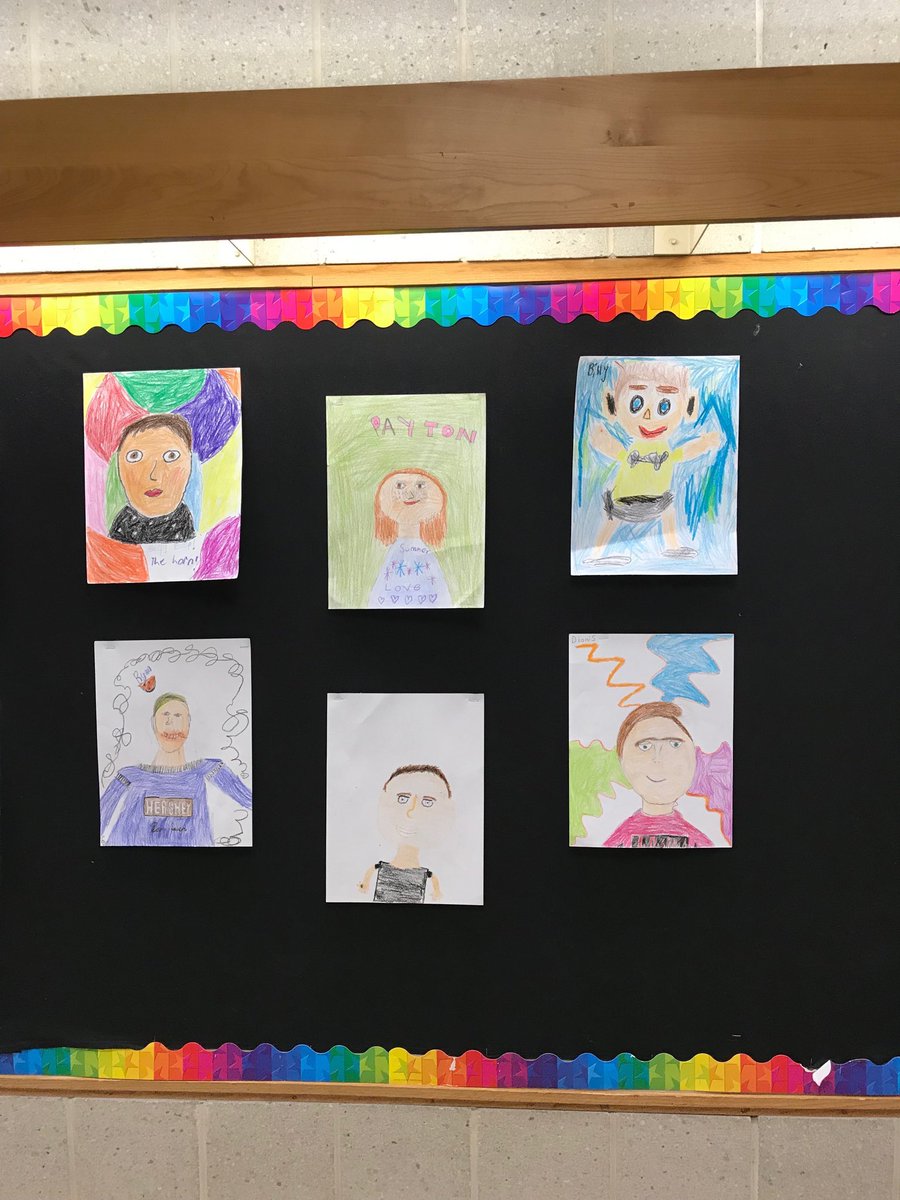 My fourth graders did an amazing job with their Diversity Day self portraits!!