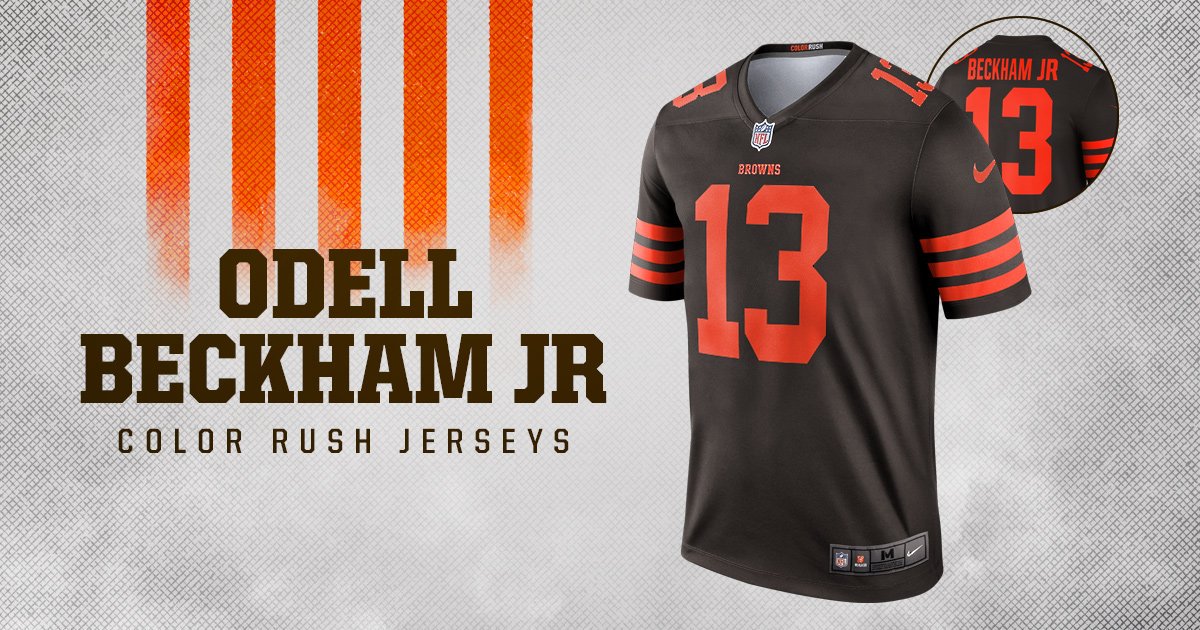 obj color rush jersey browns