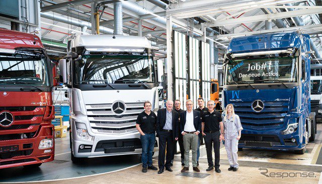 レスポンス メルセデスベンツの最上級大型トラック デジタルミラーと巻き込み事故防止システム搭載 今夏欧州発売へ T Co Aks3rziln1 メルセデス Mercedes
