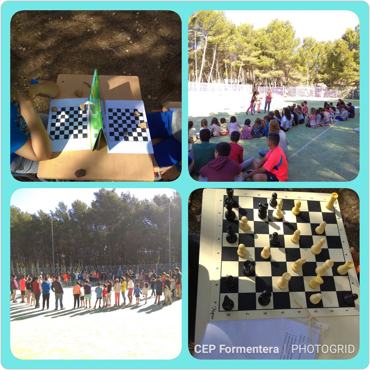 eltaulercultura's tweet photo. Interessant jornada "D'escacs a l'escola" organitzada pel @CepFormentera participant alumnes #CEIPElPilar i del #IESMarcFerrer. Seguim avançant amb els escacs educatius a Formentera https://t.co/twArEwgPF2