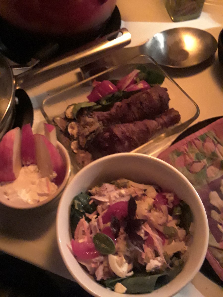 SimplySherr24's tweet photo. RJ's meals for early, noon and snack. This is some of what he prepared for 3 days. I helped some. Sooooo enjoyed the surprise of maple glaze sock-eye salmon for me......up for a while from dark to sunrise. Fatigued some but more exhilarating #StrongerDaily #TimeWithRJ...Sherr https://t.co/o8Y3CveNco
