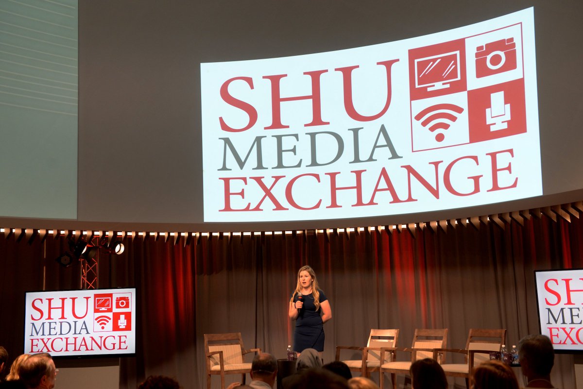 sacredheartuniv's tweet photo. #SHU's 8th Annual Media Exchange will take place on June 6 from 11am-3pm in the Martire building! @ronropiakWSHU, host of The Full Story on @WSHUPublicRadio will discuss the importance of media literacy and more.

Details about the event: https://t.co/DsD450wPEY
#WeAreSHU https://t.co/uHWtCuECW0