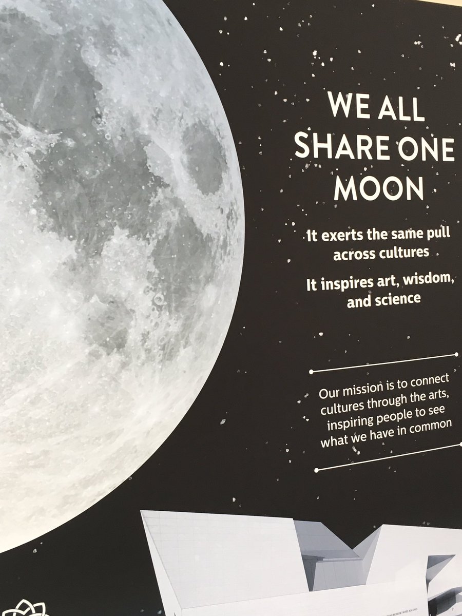 ShelizaJamal's tweet photo. We all share one moon! @AgaKhanMuseum @ytarmohamed #pluralism #moonexhibit #50years #islam https://t.co/JAcaXB2F6w