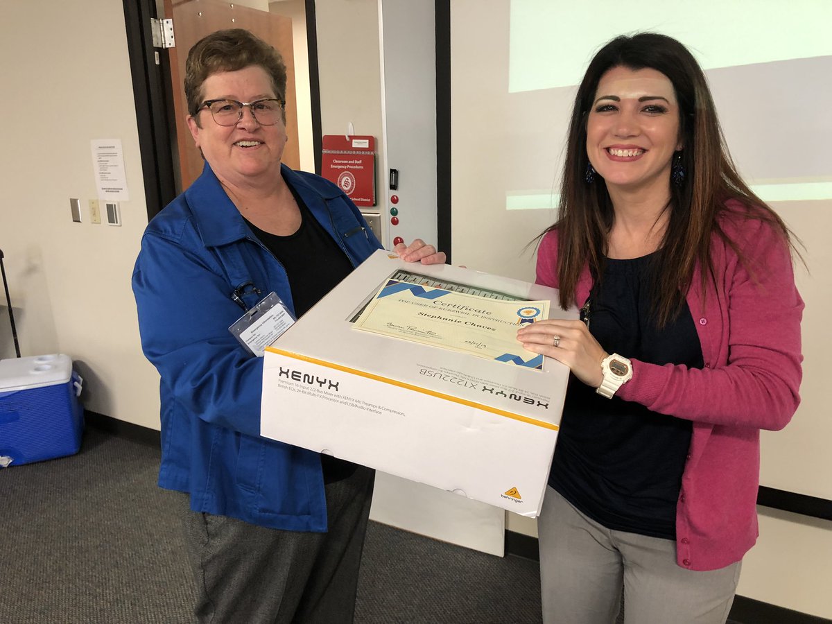 Suessaphone's tweet photo. Looks like @garrettgators1 read the most words using one of our favorite curriculum access tools @KurzweilEdu in March.  As our contest winner and a new #compassschool for Performing/Visual Arts they won a digital mixer to start their own iPad band!  @SheldonISD @SheldonISDPD https://t.co/k21cz3rMBq