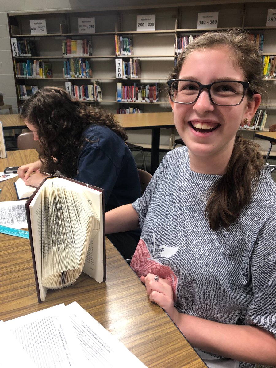 HtmsLibrary's tweet photo. When they beg for the in-house field trip not to end... ❤️❤️❤️ #genrechallenge #htmsreads #trussvillelearns #intellectualconversations 😉 https://t.co/wbUhYmji1i