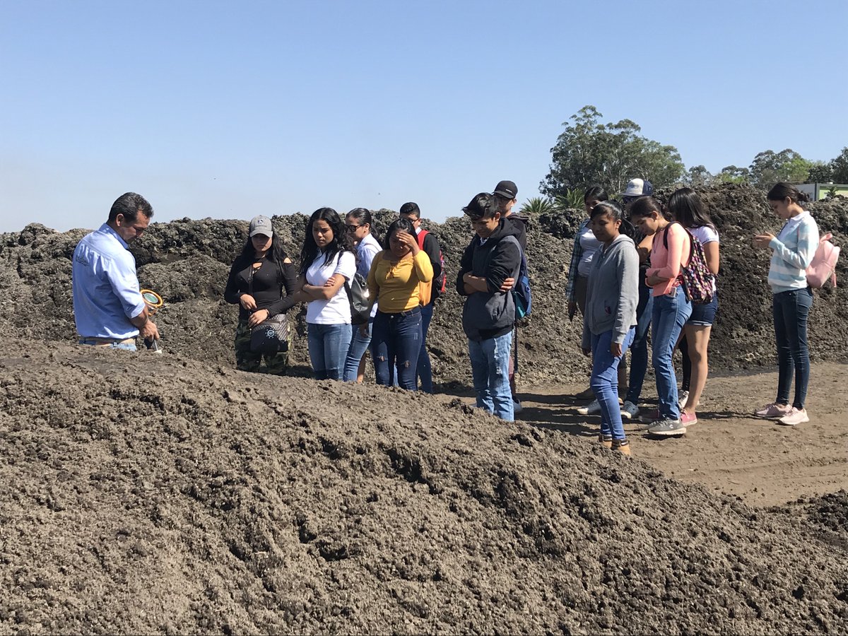 Compostverde's tweet image. Visita de alumnos de 1º año de CETMAR extensión Tepic a Terrasana.
#elsecretoestáenlatierra @CompostElMolinoVerde
