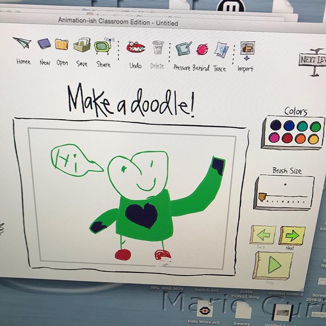 DrKathyGarneau's tweet image. Starting an #animationsensation with 3rd grade #stem106 @fablelearn #animationish bit.ly/2K2C9i1