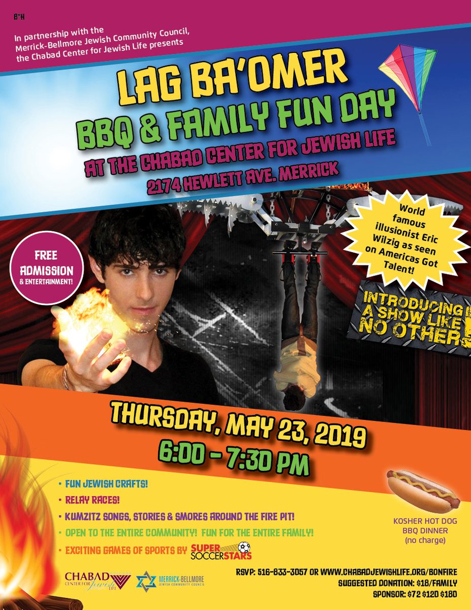 TOMORROW! LAG B’OMER BBQ from 6-7:30 p.m!!! mbjccouncil.org/2019/05/22/tom…