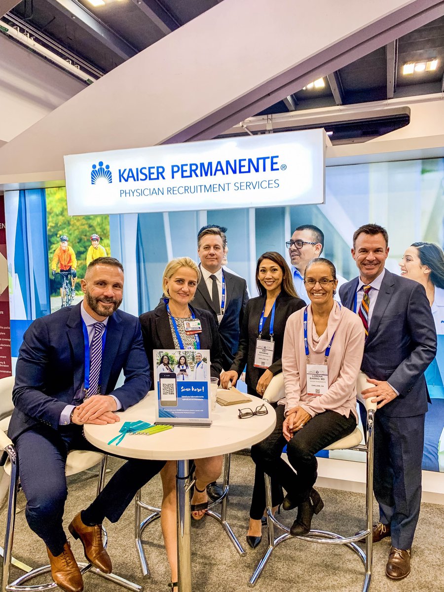 TPMGDocCareers's tweet photo. The last few days have been busy! We were at #ATS2019, #DDW19, and #APAAM19! Thank you to all our #PermanentePhysicians and recruiters who attended and spoke on the innovate practice of #PermanenteMedicine! @PermanenteDocs @SCPMGCareers https://t.co/bn0CFPyK8W