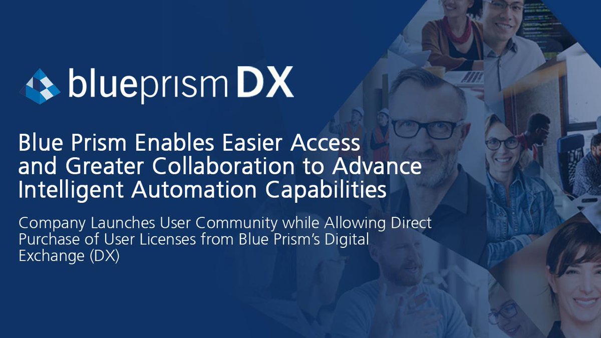 Learn more about how we’re empowering our customers to share, innovate, scale, and deploy #ConnectedRPA solutions with the new Blue Prism user community and ecommerce enhancements to our intelligent automation marketplace, #BluePrismDX: ow.ly/qrlt50umLPs