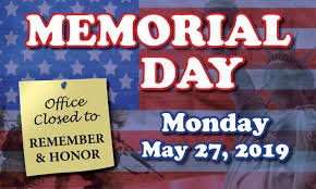 RusticiWellness's tweet photo. Rustici Wellness Center will be closed Monday, May 27, 2019 to remember and honor all the men and women who have served, and continue to serve, our country.
#MemorialDay #DrAngelaDC #rusticiwellness #getadjusted #DrWadeDC #HeyGretchen #HeyZak https://t.co/IkvRgbxTwn
