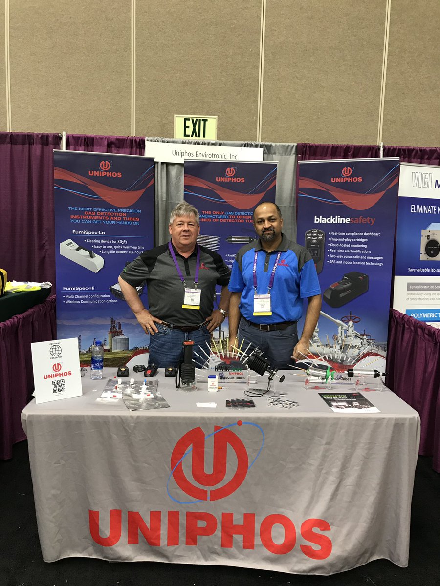 UniphosAmericas's tweet photo. Enjoying the last day at #AIHceEXP. A lot of good conversations about our tubes, especially formaldehyde as Uniphos has a great colorimetric tube solution. There’s still time to meet our team at booth #1919 https://t.co/9M6l69VSto