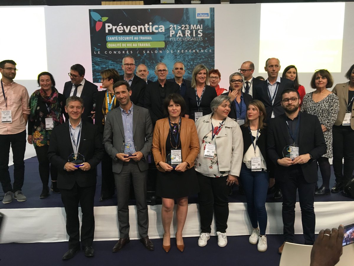julienorlandini's tweet photo. La @CafduVar récompensée à Paris au salon Préventica pour le prix des « leaders bienveillants ». Récompense pour son projet d’entreprise et sa démarche de transformation #ensembletransformonslessai. https://t.co/AAWuHuBOhf