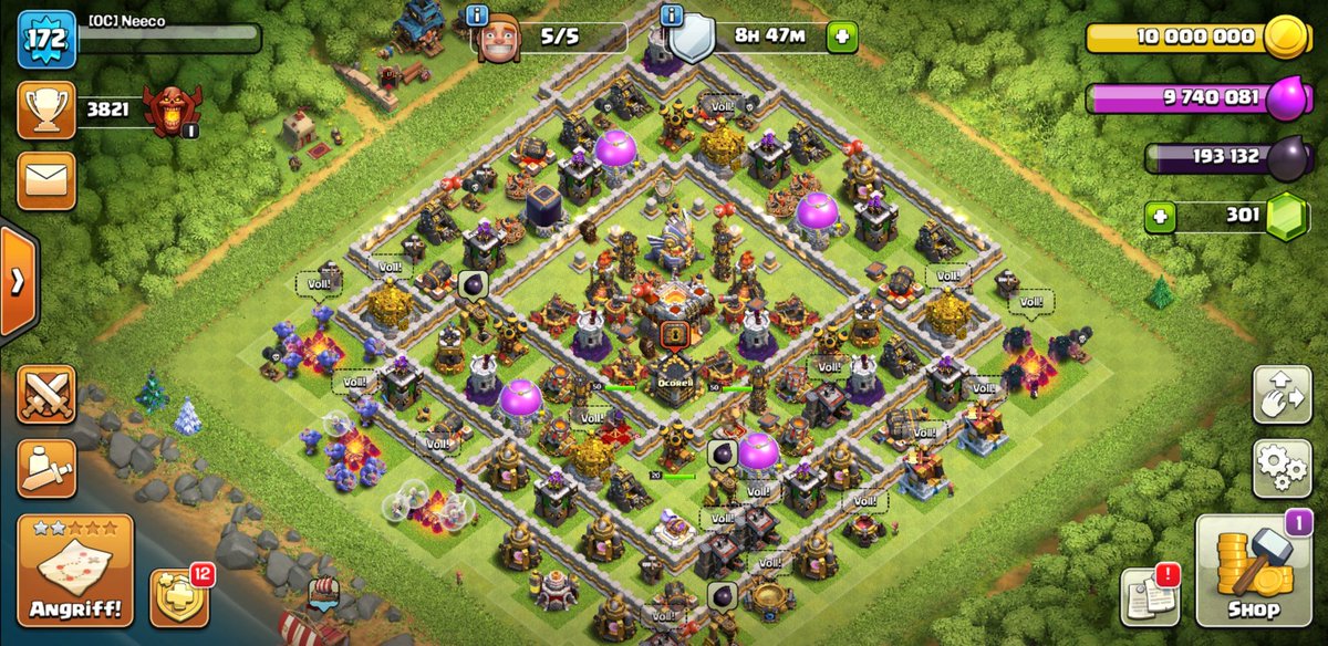 CocNeeco's tweet image. Finally maxed th11🤯
