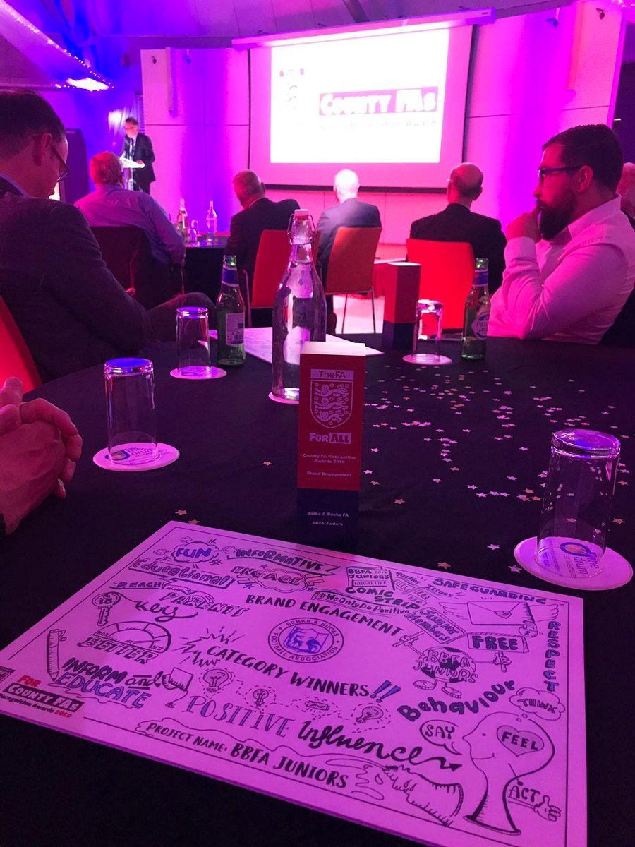 Thrilled to have received the national County @FA Recognition Award for Brand Engagement this evening for our #BBFAJuniors project - well done to all involved!

👀➡️bit.ly/BBFAJuniors

And of course, we couldnt have done it without BB & Faye... 🙂
#ForCountyFAs #BerksBucksFA