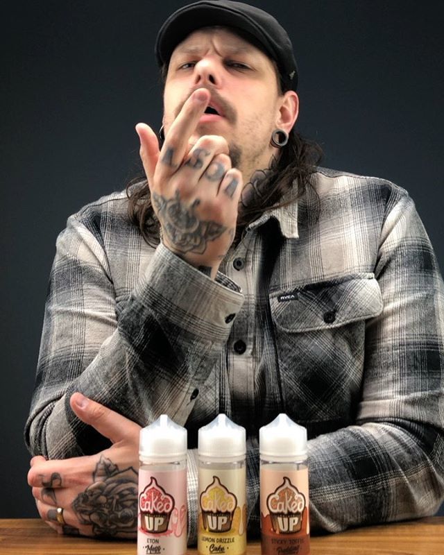 TheVapingSulk's tweet photo. CAKED UP produced in the UK. These high VG e liquids aim to replicate the tastes of traditional desserts.. but do they? Well hit the link in the bio to watch my latest video on YouTube and find out. https://t.co/oLVQvIDH4m https://t.co/mQkfUzFYNh