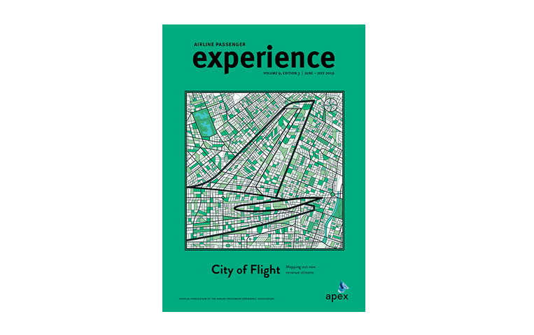 theAPEXassoc's tweet photo. The latest issue of #APEXExperience mag is here! Read about ancillary revenue, #NetPromoterScore, #personalization, #umrah / #Hajj amenity kits, potato-free chips, how one pilot’s career landed on Broadway &amp; more >>> https://t.co/UPcM0s3snN #PaxEx #AvGeek https://t.co/ZaL6JGKIoU