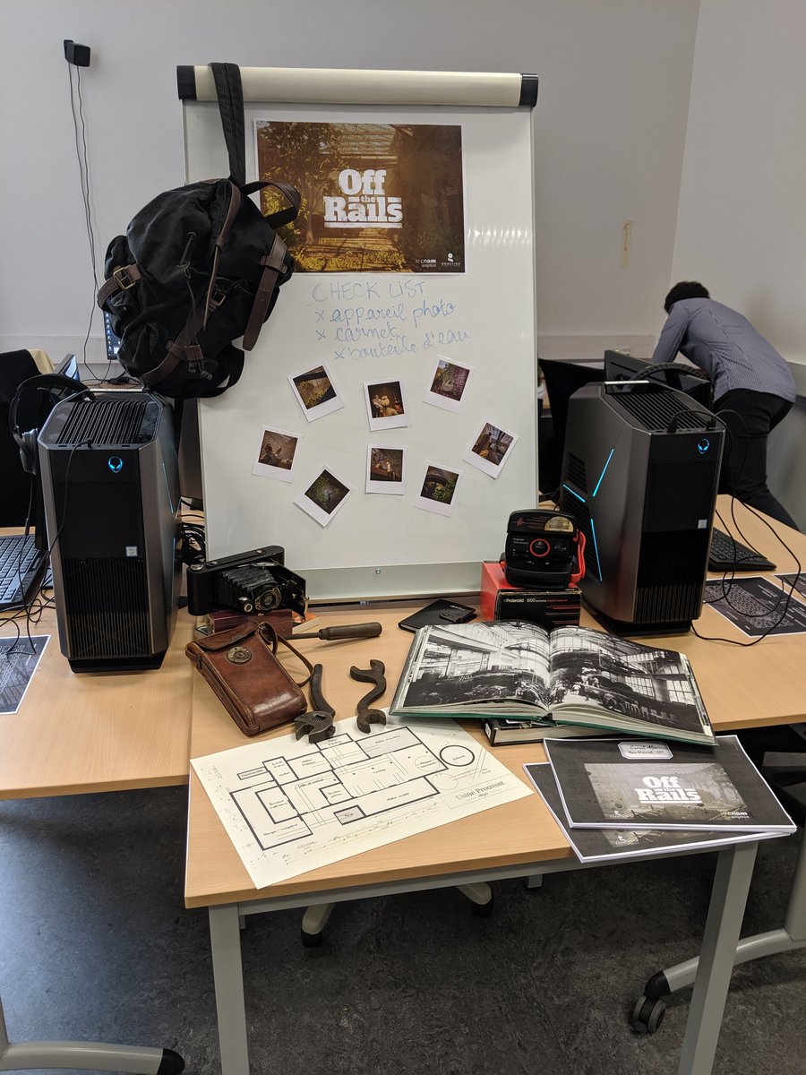 jumahe's tweet photo. Excellentes présentations des projets de fin d'année des étudiants de la formation IDE @gobelins_paris ce jour avec notamment celui de notre Padawan @alabama_ben "Off Rails". Bravo aux équipes ! https://t.co/u67oTQP0fc