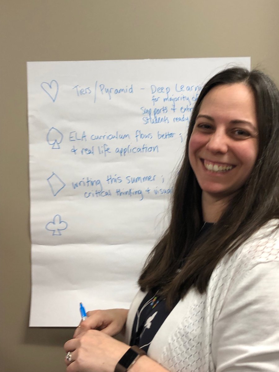 maggardner's tweet photo. @FtWayneCommSkls principals making connections between system priorities and @NewPedagogies helps to build shared understanding and also coherence. https://t.co/FS7uxQ7okf