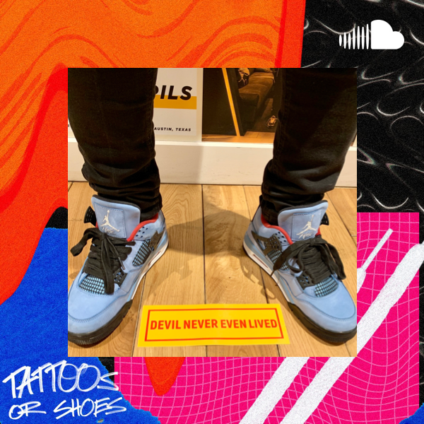 SoundCloud's tweet photo. devil never even lived 🔥

whose shoes are these? @ us with your guesses. https://t.co/AwwpJThuzX