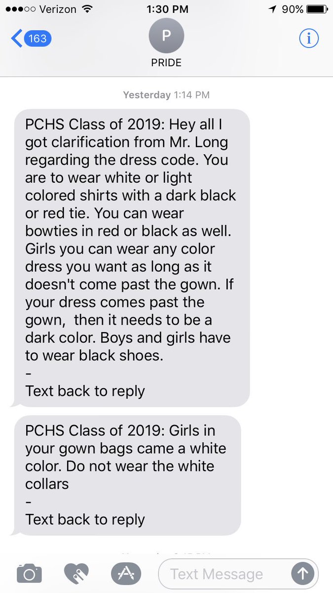 pchsco2019's tweet photo. T - just a few hours!
reminder that we have to be at the little hall to the left of the lee civic center by 5:30 tonight! this is the dress code in case you forgot! https://t.co/AN9t8beh7u