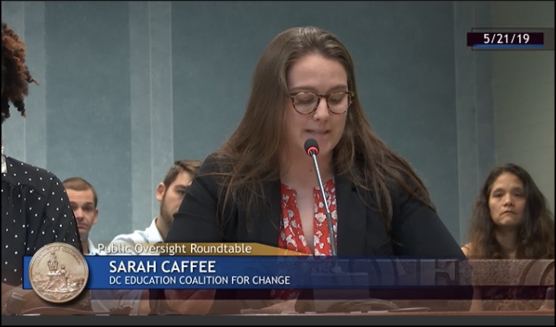 Shout out to DECC co-chair <a href="/ecaudillo/">Emmanuel Caudillo</a> and DECC member Sarah for testifying yesterday in front of the DC Comittee on Finance &amp; Revenue. They were pushing for more funding for mental health! Let’s keep pushing and ensure we continue to serve our DC students.