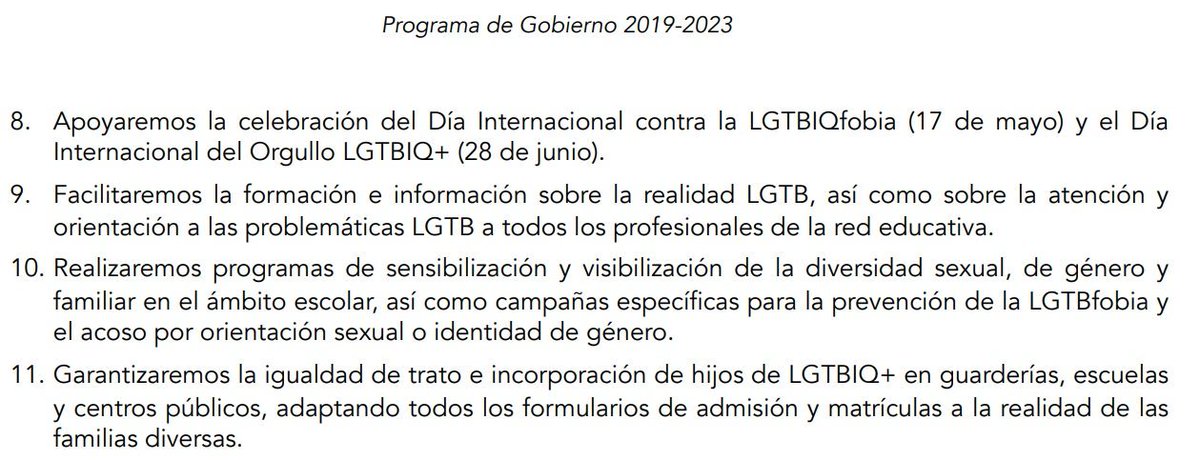 MCCartagena_ct's tweet photo. ✅ #ProgramaDeGobiernoMC: Llevaremos a cabo las acciones oportunas para GARANTIZAR LA #IGUALDAD Y LA #DIVERSIDAD de todas las personas, independientemente de su condición sexual, raza o religión.

#JuntosLoHaremosPosible 🇩🇰
#LGTBIfobia 🏳️‍🌈 https://t.co/lQi1wZPgP1